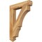 Ekena Millwork Balboa Arts & Crafts Rough Sawn Bracket, Western Red Cedar, 4"W x 24"D x 32"H BKT04X24X32BOA03RWR - alternate 1